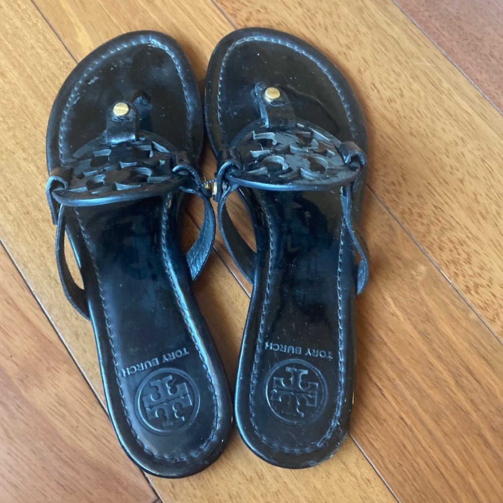Tory burch black sandals